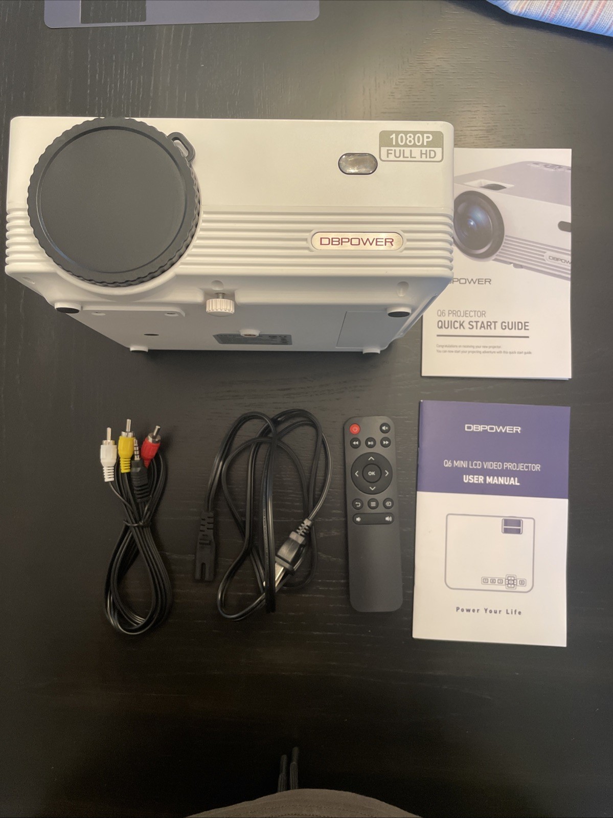 DB Power 1080p Full HD Projector. Never Before Used. No Box.