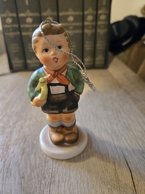 Schmid Berta Hummel 1983 First Edition Boy with Trumpet Reproduction Ornament