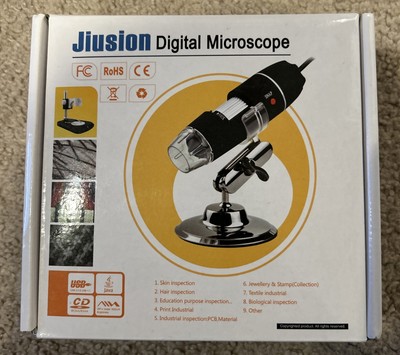Jiusion Digital Microscope 40 to 1000x Magnification USB Black