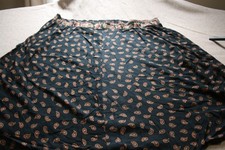 Vintage Plus Size Paisley Skirt