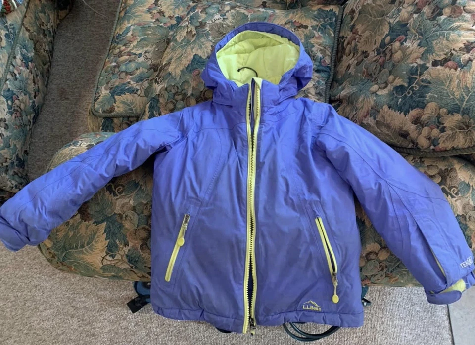 LL Bean Glacier Summit Waterproof Snow/ski Coat Youth 6X/7 - Image 3 of 4