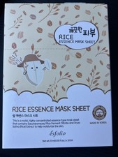 esfolio K-Beauty Rice Essence Mask Sheet Set 10 NEW Korean Skincare