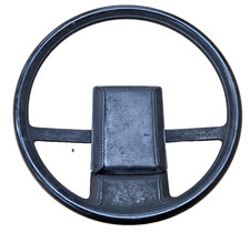 1982-1989 Z28 Camaro Steering Wheel Leather Wrapped Square Horn Button Oem 1982-1989 Z28 Camaro Steering Wheel Leather Wrapped Square Horn Button Oem