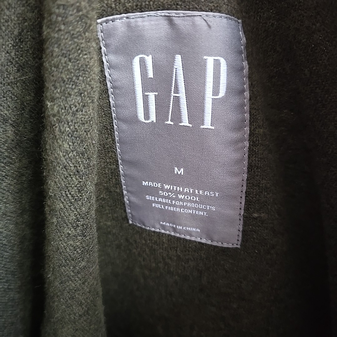 Gap Women M Shacket Button Down Jacket Shirt Wool… - image 12