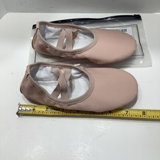 Sheng Te Ao Dance Shoes for Big Kids Breathable Leather Ballet Slippers Flats.