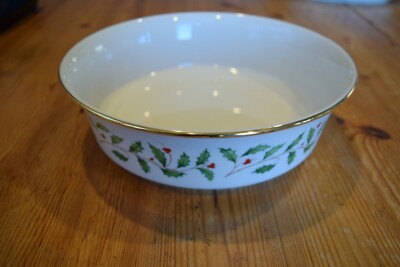 Lenox Holiday Dimension Vegetable Serving Bowl, 9 1/8'' -New with Tag -USA