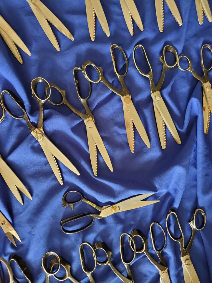 20 Pinking Shears Scissors NippersTailorDrycleaner Vintage 7 WISS FREE US SHIP! - Image 3 of 4