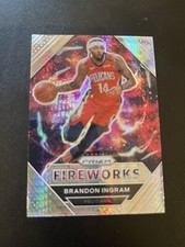 Brandon Ingram “Hyper Prizm - Fireworks” 2020-21 Panini Prizm Basketball