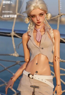 1/4 BJD Doll Handmade DIY Female Mari Light Tan Color L1-Free Face Make UP+Eyes