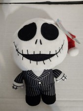 NEW Disney The Nightmare Before Christmas Jack Skellington w/ Santa Hat 8" plush