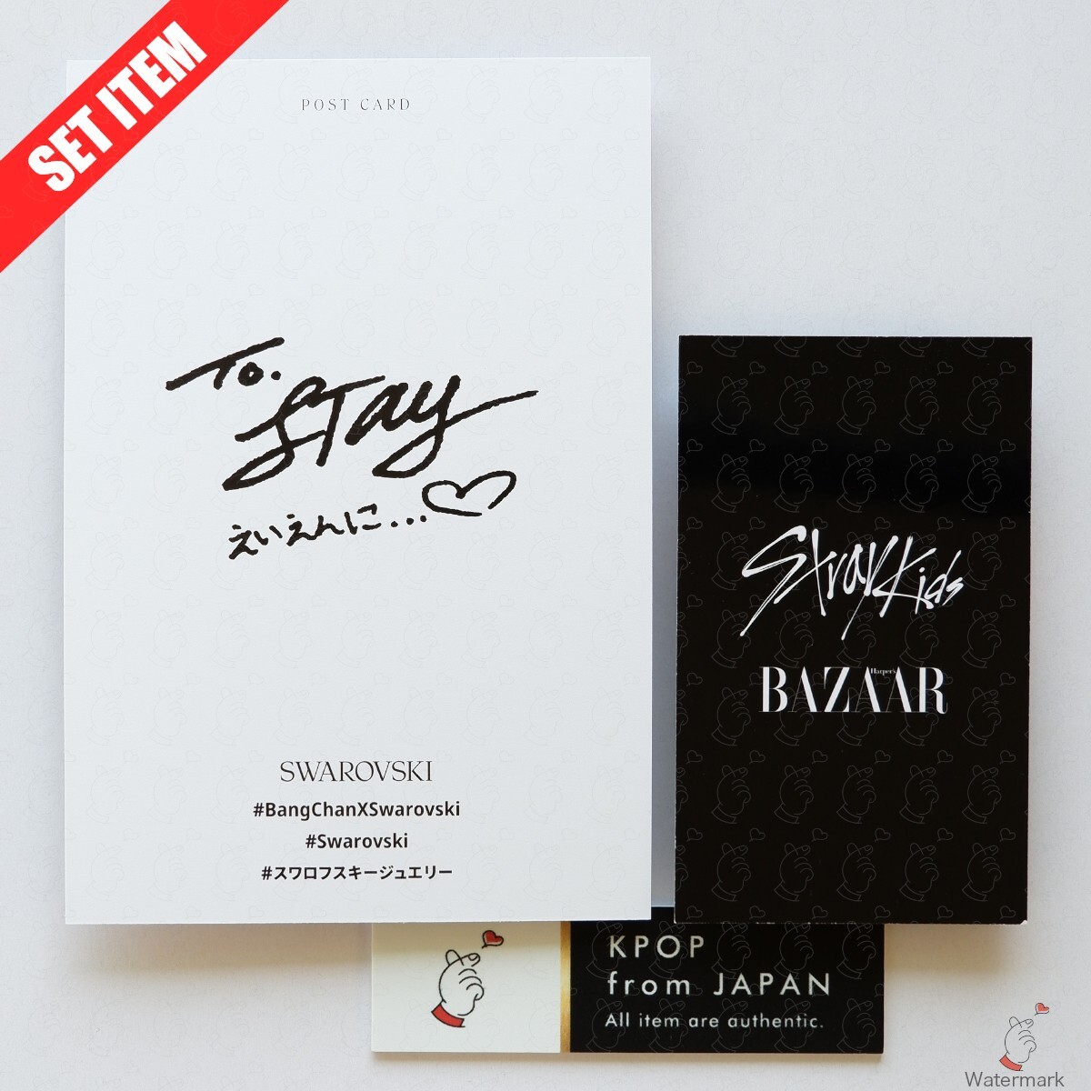 BANG CHAN from Stray kids Japan magazine Card Set NYLON x