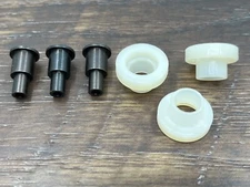 67 68 69 Chevy Camaro door window regulator rollers (3) & rivets (3) - 11/16 OD