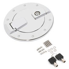 For Hummer H2 2003-2009 Chrome Fuel Door Locking Aluminum Gas Tank Cap Cover For Hummer H2 2003-2009 Chrome Fuel Door Locking Aluminum Gas Tank Cap Cover