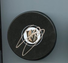 COLIN MILLER SIGNED VEGAS GOLDEN KNIGHTS HOCKEY PUCK w/ COA
