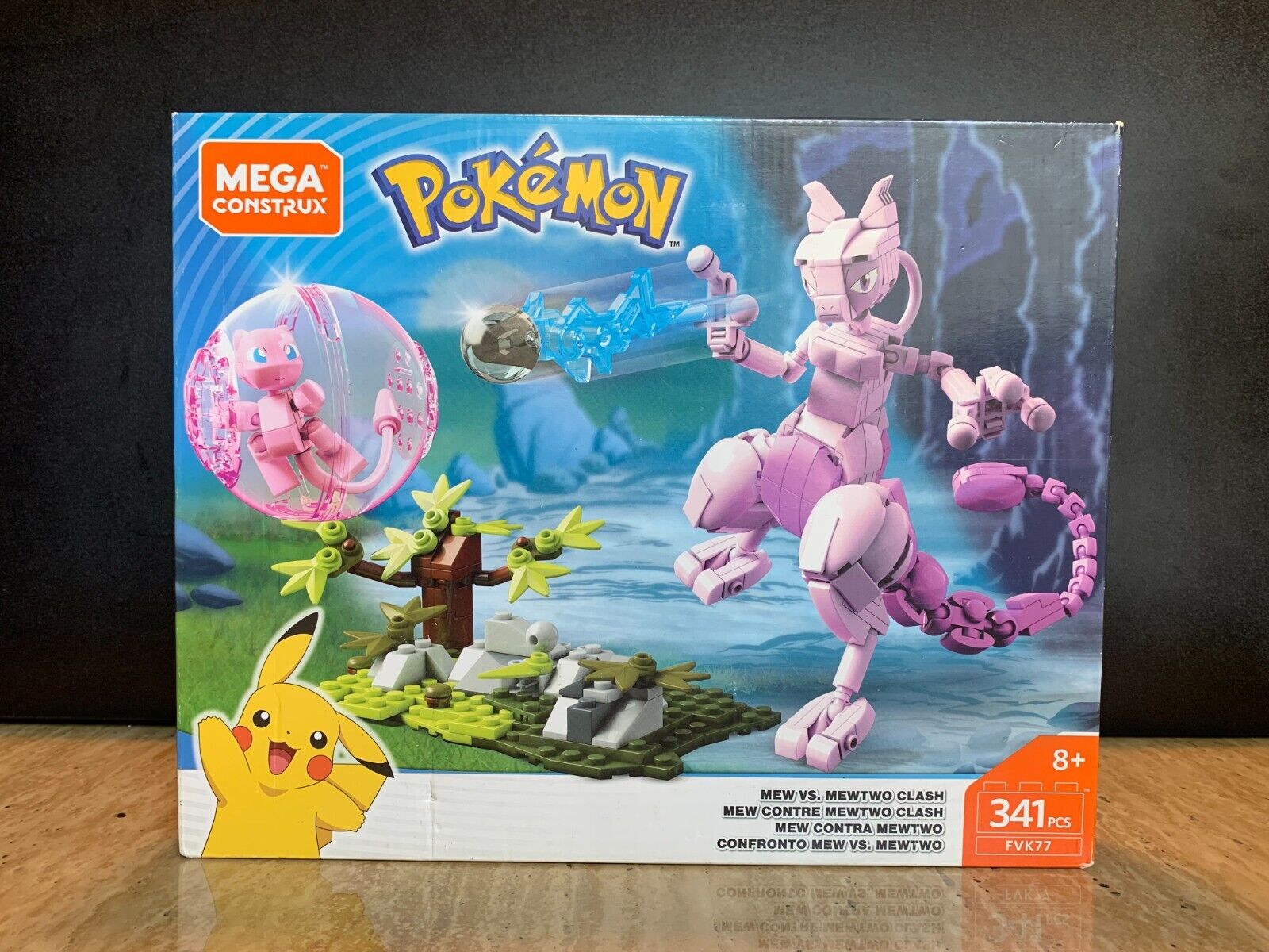 Mega Construx Pokemon Mew Construction Set with character figures