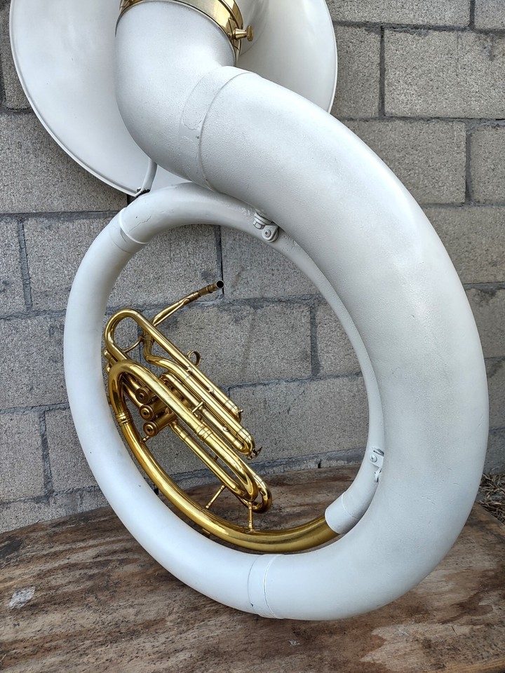KING SOUSAPHONE FIBERGLASS AND BRASS BBb USED eBay