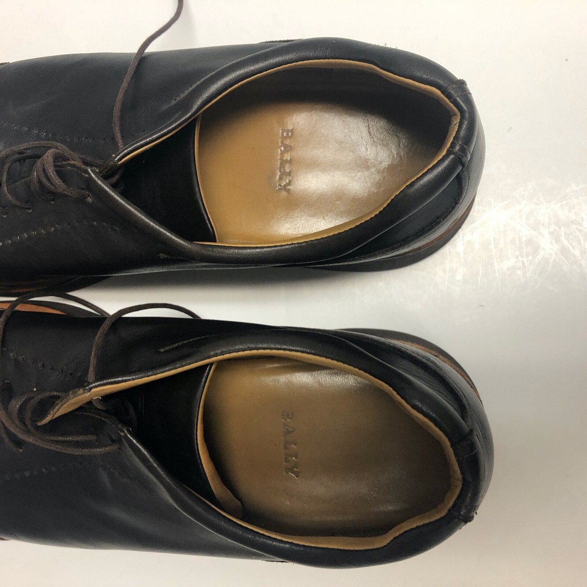 Bally Rutger Italian Oxford Lace Up Luxury Leather Soft Shoes Old Money 8.5 E Bally Mens Rutger Shoes Made in Italy thick sole tie 10 E  main image 3