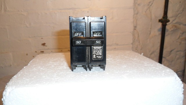 CHALLENGER 50 AMP CIRCUIT BREAKER 2 POLE 240 VAC E16248 | eBay