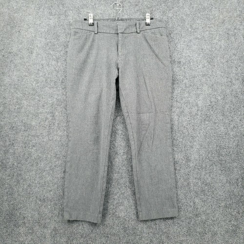 A New Day Pants Womens 4 Gray Cropped 