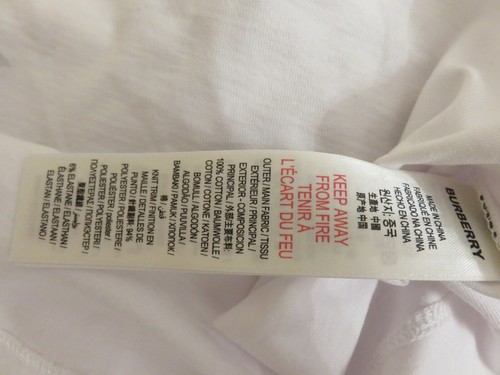 Burberry Girls White Alda Logo Print Cotton T-Shirt size 8 10 12 $190 - Picture 9 of 9