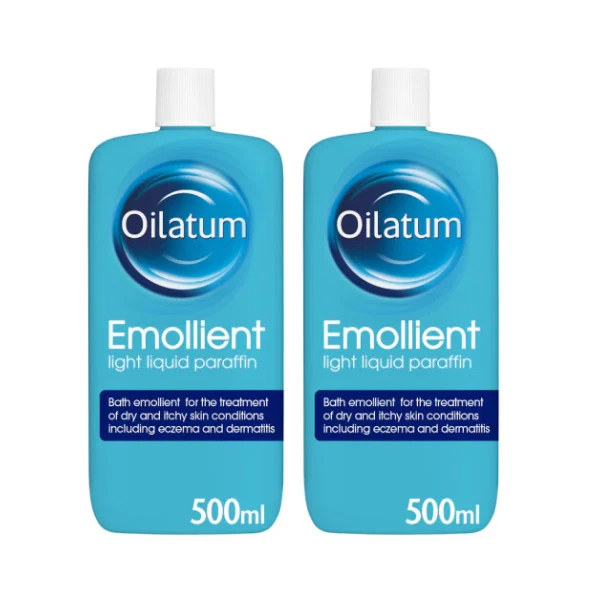 2x Oilatum Bath Emollient - 500ml for Dry, Itchy Skin Conditions Eczema