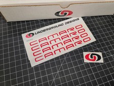 Camaro Wheel Decals 4-pack Brake Caliper 6 Racing Stickers Ls1 Lt1 Z28 Ss V6