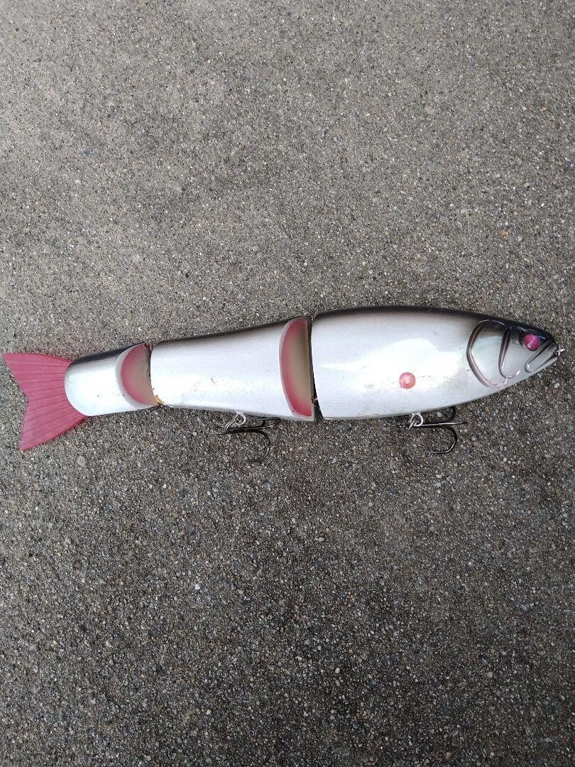 Roman Made Mother triple Giant lure Wood Handmade Bass/Black bass from Japan - Image 3