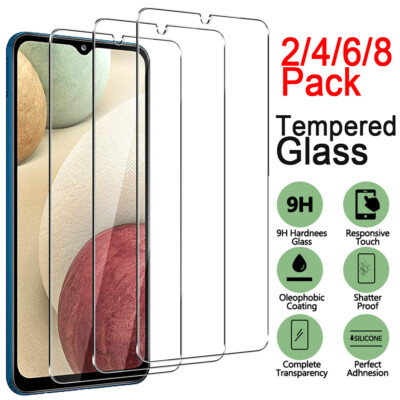 Tempered Glass Screen Protector Lot For Samsung A16/15/14/ A13 A12 A32 A52 72 5G