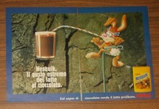 Seltene Werbung NESQUIK Quicky als Bergsteiger 1998