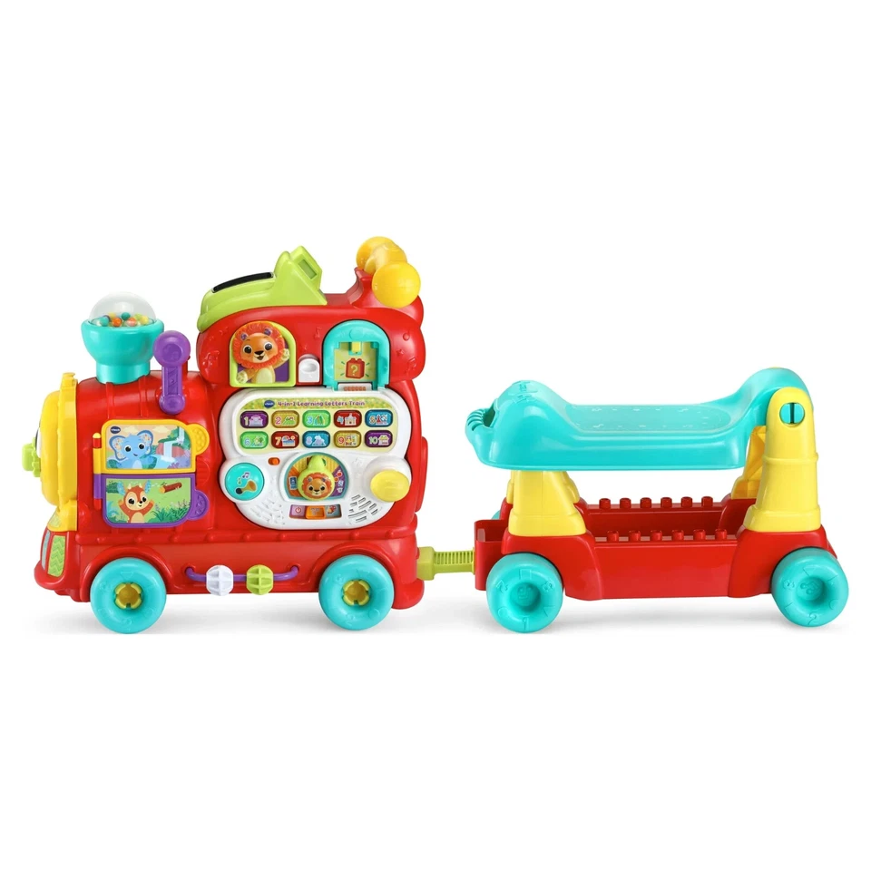 Vtech 4-In-1 Learning Letters Train Sit-To-Stand Walker and Ride-On (Local P/up) - Image 2 of 4