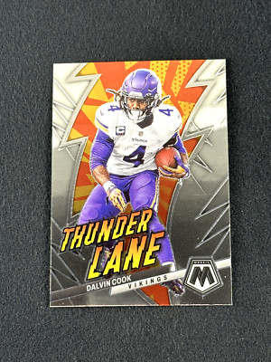2023 Panini Mosaic DALVIN COOK Thunder Lane Insert #TL-DC Minnesota Vikings