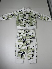 ADIDAS GREEN CAMO PRINT TRACKSUIT INFANT SZ 6-9 MOS 65