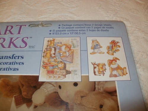 Springs Art Works Decorative Transfers "Toy Time" Features Bunnies and Bears - Picture 2 of 4