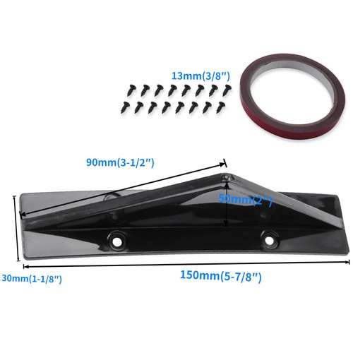 Rear Bumper Diffuser Lip Spoiler Splitter Shark Fins For VW Golf MK7 MK6 MK5 MK3 - Picture 2 of 14