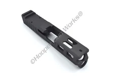 Lightening Cut RMR Slide for Glock 26 9mm - Tungsten Cerakote Finish