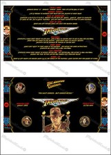 Williams Indiana Jones 1993 Cartes Instructions Flipper Pinball Cards EN 3
