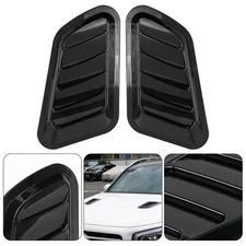Car Fender Bonnet Intake Side Air Flow Vent Moulding Decal Trim Stick Hood-Scoop