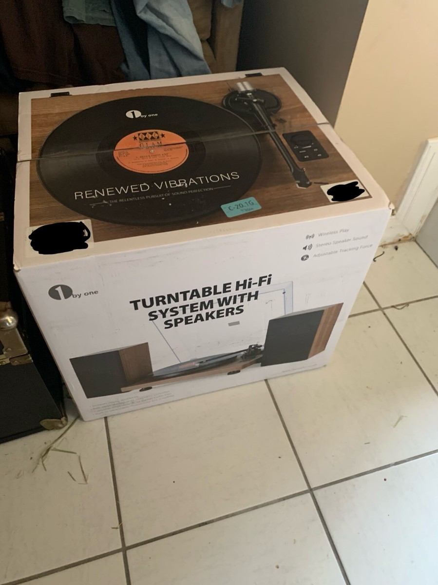 Record Player Best All In One Speaker System 1byone Wireless