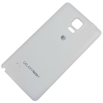 NEW SAMSUNG GALAXY NOTE 4 WHITE N910A BATTERY BACK COVER AT&T