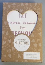 DEMDACO Pregnancy Milestone Moments 6 In Photo Prop Scrapbook Cards Boxed Set 25