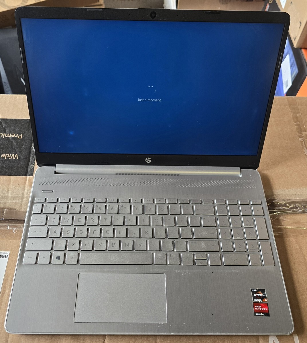 HP 15s-eq1510sa Full HD Laptop AMD Ryzen 4500U 8GB RAM 256