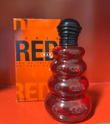 SAMBA RED MAN 3.3 OZ/100ML EDT SPRAY NEW IN BOX DISCONTINUED