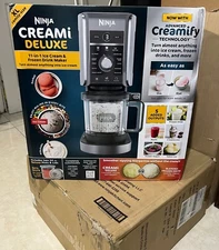 New 11-1 Ninja CREAMi Deluxe Ice Cream and Frozen Treat Maker