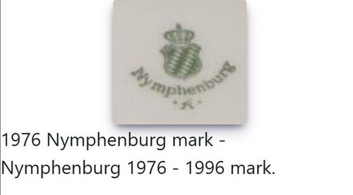 Proclaim Bavarian Ceramic Tea-cup Nymphenburg Cup & Saucer Set - Picture 9 of 9