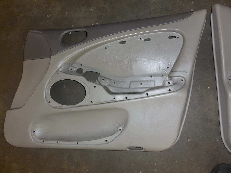 2000-2004 Jaguar S Type Par de Painéis de Porta Interior Dianteiros Nus - Imagem 3 de 4