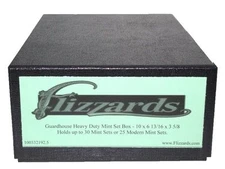 U.S. Mint Set Storage Box, Heavy Duty 10 x 6 13/16 x 3 5/8, by Guardhouse-Black