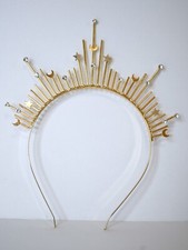 Women Angel Cross Goddess Halo Crown Tiara Headband Bridal Halo Headpiece Gift