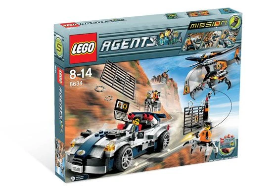 LEGO Agents 8634 Turbocar Chase New Sealed | eBay