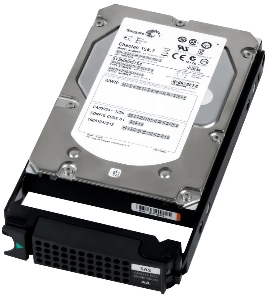 FUJITSU CA05954-1256 CA07237-E062 600GB 15000U/min 16MB SAS-2 ST3600057SS 3.5"