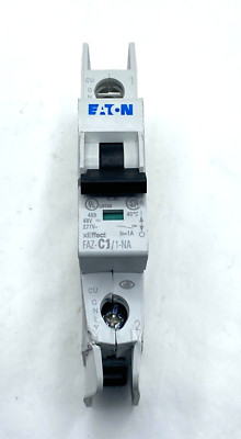 Eaton FAZ-C1/1-NA-SP Circuit Breaker 1A 277 VAC  
